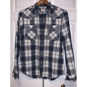 🔥🔥SALE🔥🔥Men’s Levi’s linen western shirt